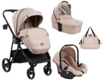 Детска комбинирана количка 3 в 1 KikkaBoo - Gianni, Beige