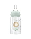 Бебешко стъклено шише Kikkaboo - Savanna, 120 ml, Mint