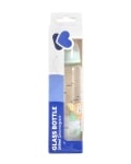 Бебешко стъклено шише Kikkaboo - Savanna, 240 ml, Mint