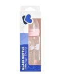 Бебешко стъклено шише Kikkaboo - Hippo Dreams, 240 ml, Pink