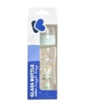 Бебешко стъклено шише Kikkaboo - Jungle King, 240 ml, Mint