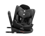 Столче за кола Kikkaboo - i-Safe, i-Size, IsoFix, 40-150 см, Dark Grey