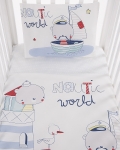 Бебешки спален комплект Kikkaboo - Nautic, 5 части