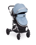 Комбинирана бебешка количка 2 в 1 Kikkaboo - Amaia, Light Grey