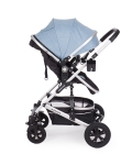 Комбинирана бебешка количка 2 в 1 Kikkaboo - Amaia, Light Grey