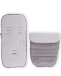 Чувалче за бебешка количка Kikkaboo - Embroidered, Light Grey