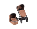 Комбинирана детска количка 2 в 1 Kikkaboo - Divaina, Brown