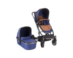Комбинирана количка 2 в 1 Kikkaboo - Divaina, True Navi, Blue