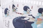 Бебешки спален комплект 2 части Kikkaboo - 70 x 140 cm, Joyful Mice