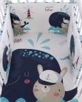Бебешки спален комплект 2 части Kikkaboo - 70 x 140 cm, Joyful Mice