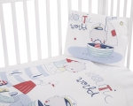 Бебешки спален комплект Kikkaboo - Nautic, 5 части