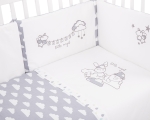 Бебешки спален комплект Kikkaboo - Little Angel Clouds, EU style, 70 х 140 сm, 2 части