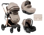 Комбинирана количка 3 в 1 с кош Kikka Boo - Irene, Beige