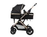 Комбинирана детска количка KikkaBoo - Kaia, 3 в 1, Light Grey