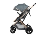 Комбинирана детска количка KikkaBoo - Kaia, 3 в 1, Dark Grey