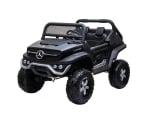 Акумулаторен джип Kikkaboo - Licensed Mercedes Benz Unimog, Black SP