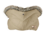 Ръкавица за количка Kikkaboo - Luxury, Fur Grey