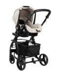 Комбинирана количка 3 в 1 KikkaBoo - Madrid, Beige Melange