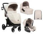 Комбинирана количка 3 в 1 KikkaBoo - Madrid, Beige Melange