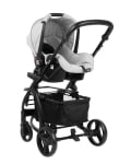 Комбинирана количка 3 в 1 KikkaBoo - Madrid, Beige Melange