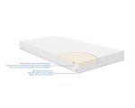 Матрак Kikkaboo - Memory Comfort, Cool gel, 70 х 140 х 12 cm, Bear Beige