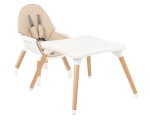 Столче за хранене 3 в 1 KikkaBoo - Multi, Grey