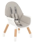 Столче за хранене 3 в 1 KikkaBoo - Multi, Grey