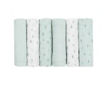 Комплект муселинови кърпи Kikkaboo - Dots, Beige, 30 х 30 сm, 6 броя