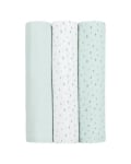 Муселинови пелени Kikkaboo - 80 х 80 cm, Dots Blue, 3 броя  