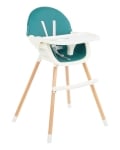 Стол за хранене 2в1 KikkaBoo - Nutri Wood, Beige