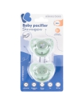 Силиконови залъгалки Kikkaboo - Savanna, Mint 6-18 m, 2 броя