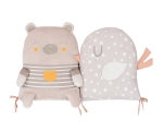 Комплект плюшени възглавници за кошара Kikkaboo - My Teddy