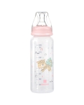 Бебешко шише Kikkaboo - Savanna, РР, 240 ml, Pink