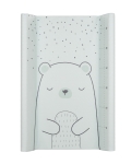 Подложка за повиване с твърда основа Kikkaboo - Bear with me, Mint, 80 х 50 сm 