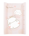 Подложка за повиване с твърда основа Kikkaboo - Hippo Dreams, 80 х 50 сm 