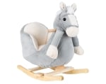 Люлка със седалка и звук Kikkaboo Grey Horse