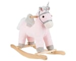 Люлеещо се конче със звук Kikkaboo - Pink Horse