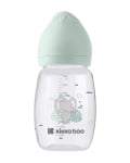 Бебешко шише с широко гърло KikkaBoo Clouds - Savanna, 260 ml, Pink