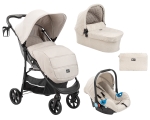 Комбинирана количка 3 в 1 KikkaBoo - Selina, Dark Grey
