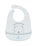 Силиконов лигавник Kikkaboo - Bear with me, Pink