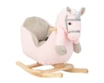 Люлка със седалка и звук Kikkaboo Pink Horse