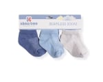 Бебешки памучни чорапи терлички Kikkaboo - Solid Navy, 2-3 г