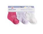 Бебешки памучни чорапи терлички Kikkaboo - Solid Purple, 1-2 г