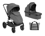 Комбинирана детска количка 2 в 1 Kikkaboo - Kara, Grey