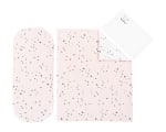 Бебешки спален комплект за количка Kikkaboo - 6 части, Bear with me, Pink