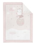 Меко бебешко одеяло с шерпа Kikkaboo - Hippo Dreams, 80 х 110 сm
