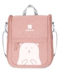 Преносимо легло-чанта Kikkaboo - 2 в 1, Bear Pink
