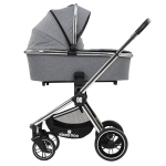 Комбинирана детска количка 3 в 1 KikkaBoo - Vicenza Premium, Beige
