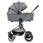 Комбинирана детска количка 3 в 1 KikkaBoo - Vicenza Premium, Beige