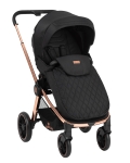 Комбинирана детска количка 3 в 1 KikkaBoo - Vicenza Premium, Beige